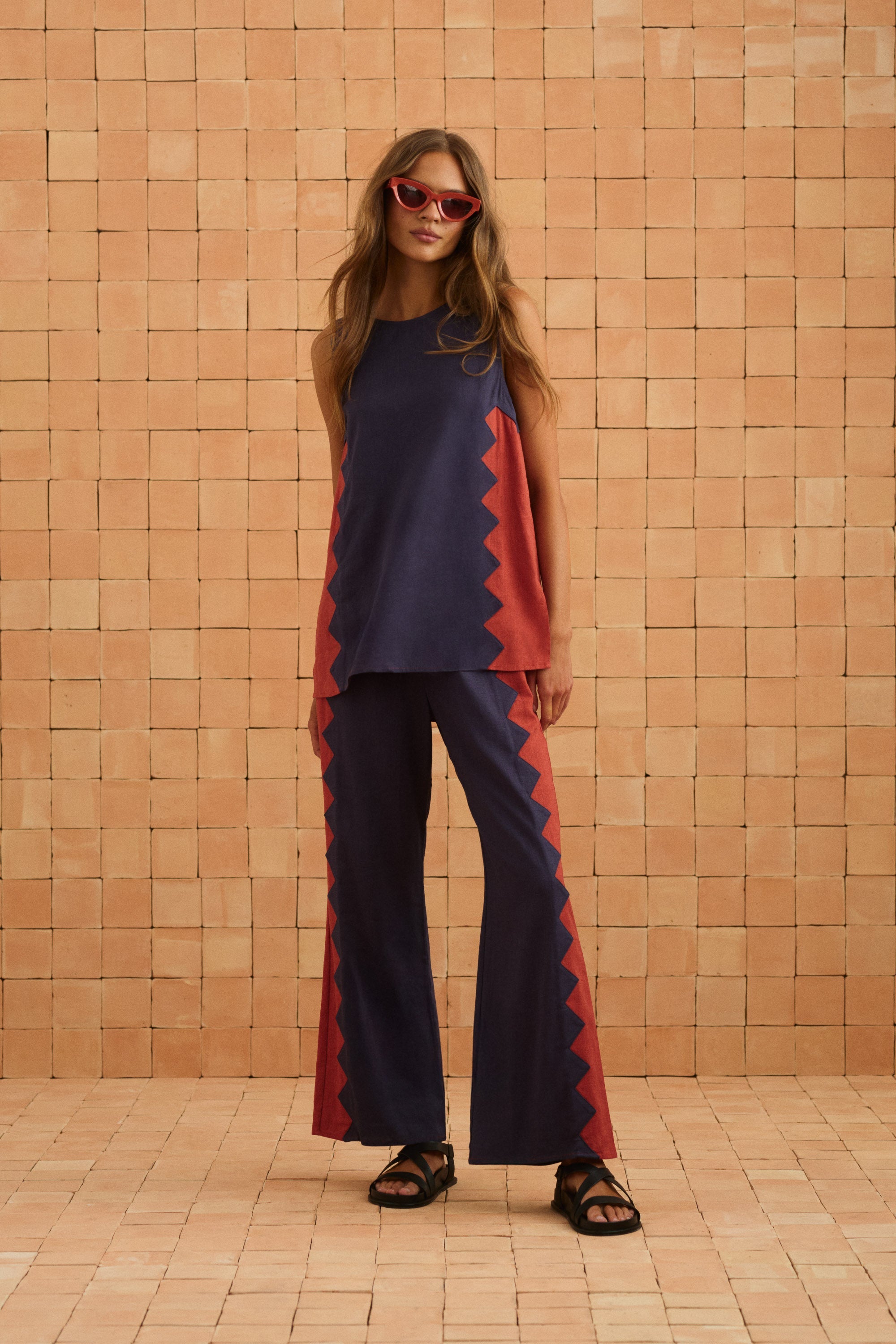 Mia Pants In Foxglove | Mister Zimi