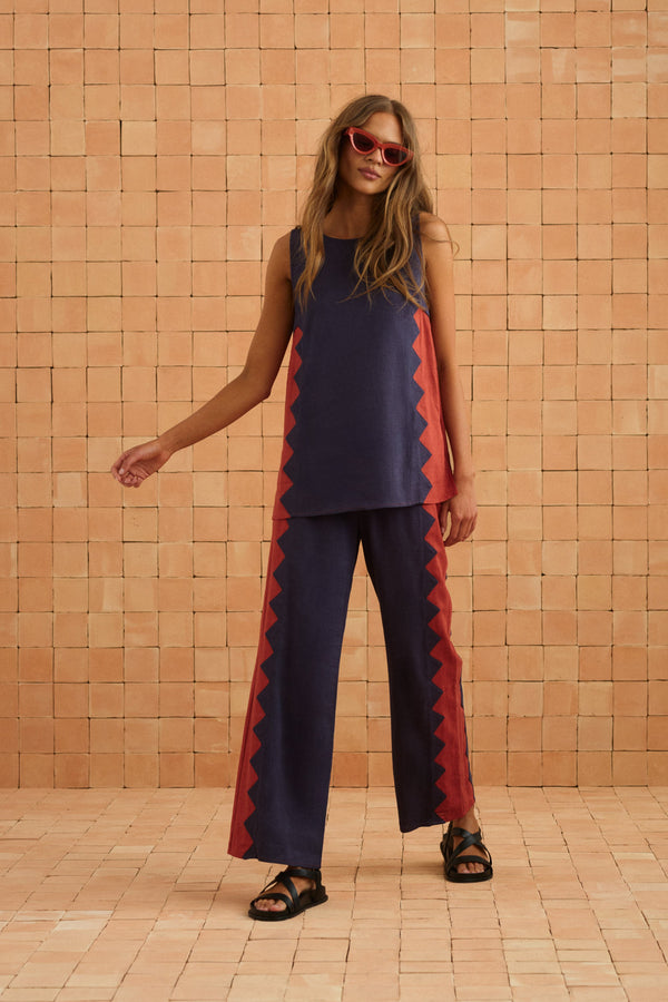 Mia Pants In Foxglove