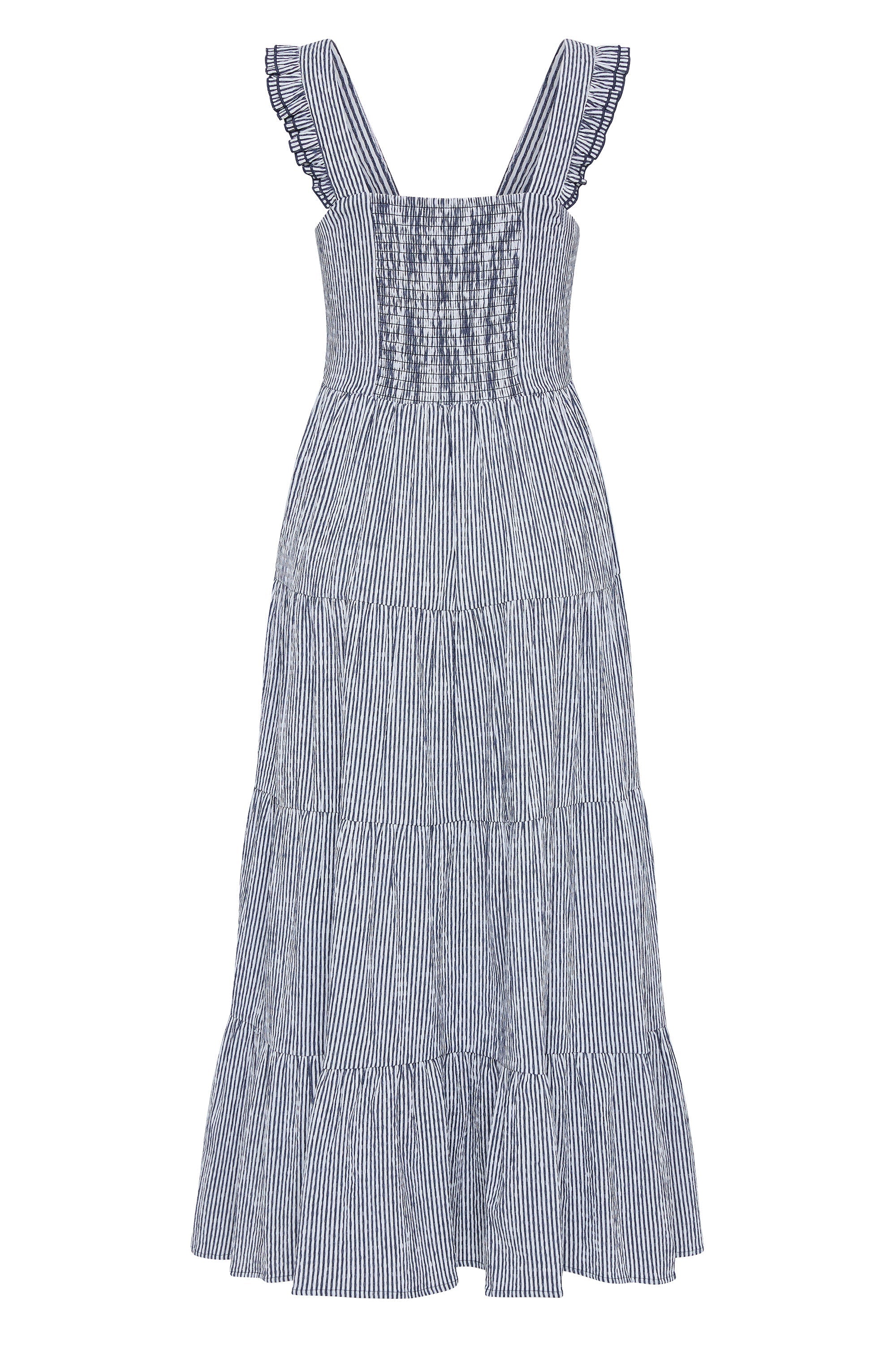 Tia Dress In Amalfi Stripe – Mister Zimi
