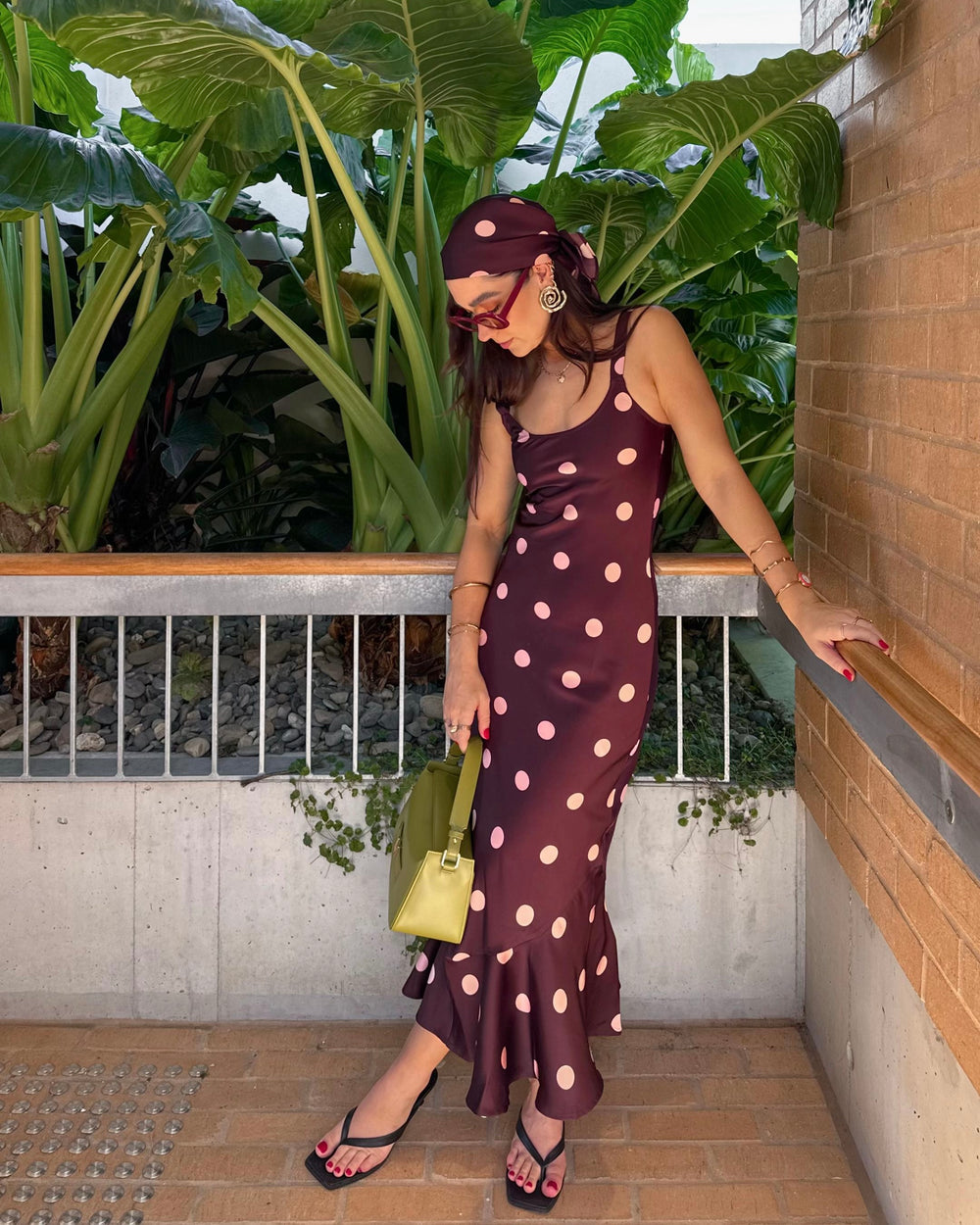 Gia Dress In Ginger Spot | Mister Zimi