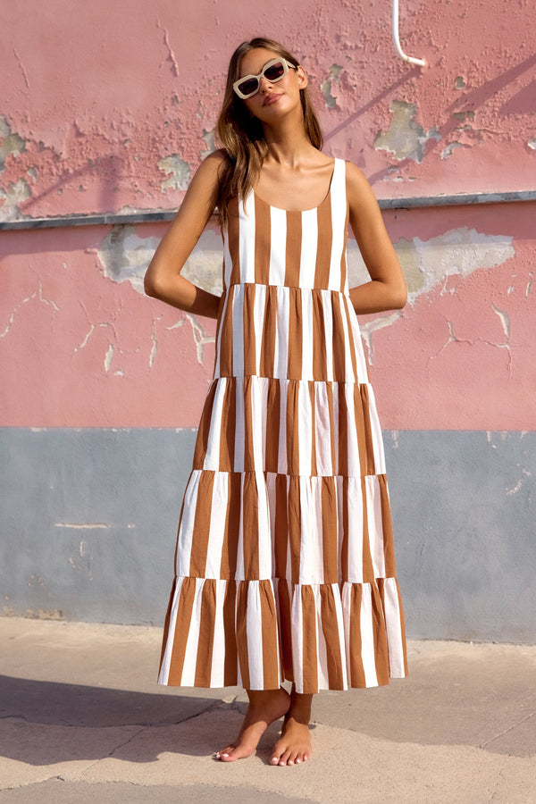 Winifred Maxi Dress In Panna Cotta