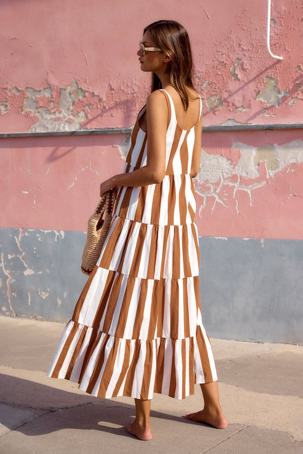 Winifred Maxi Dress In Panna Cotta