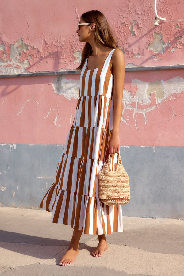 Winifred Maxi Dress In Panna Cotta