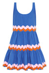 Winifred Mini Dress In Sundae Ric Rac