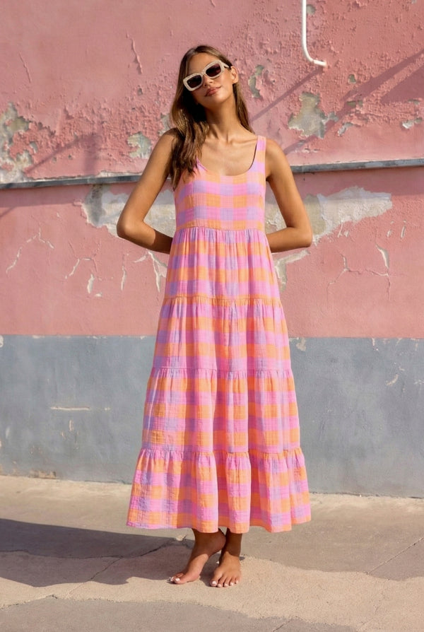Winifred Maxi Dress In Cube