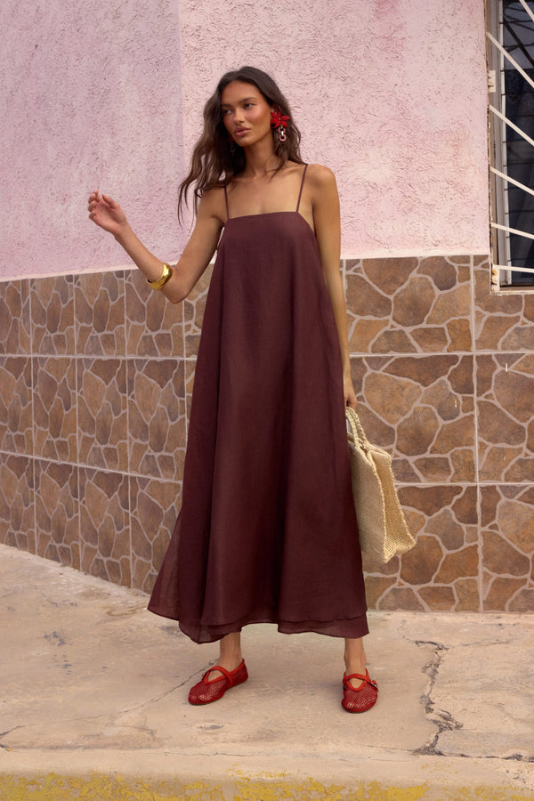 Candy Dress In Cocoa – Mister Zimi
