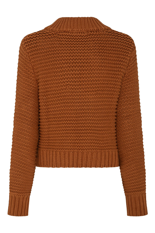 Noa Knit Jumper In Copper