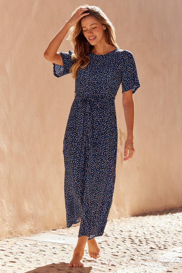 Nina Jumpsuit In Elderberry