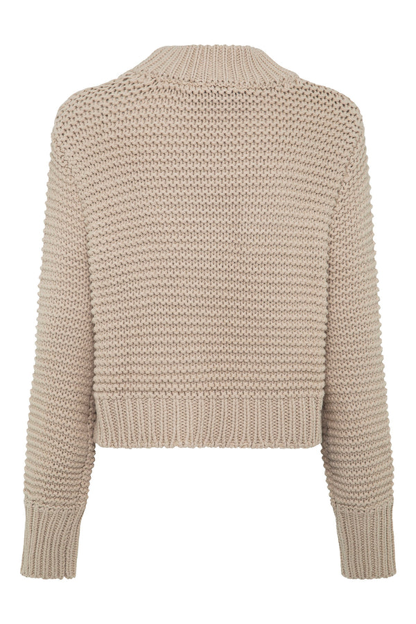 Noa Knit Jumper In Oatmeal