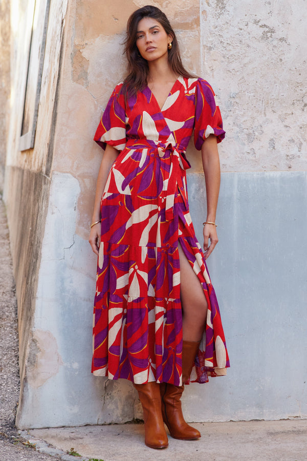 Bee Maxi Dress In Palma