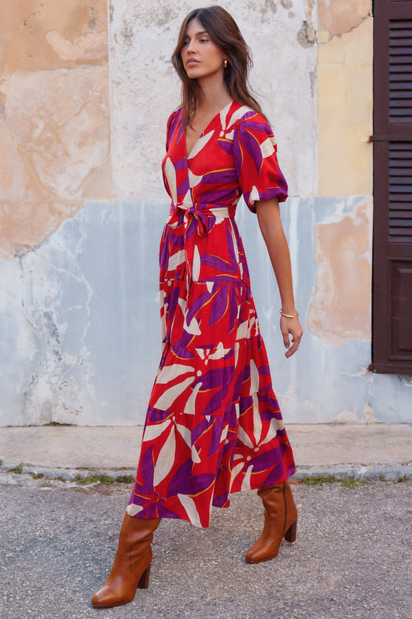 Bee Maxi Dress In Palma