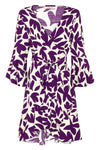 Colette Dress In Grape Leaf