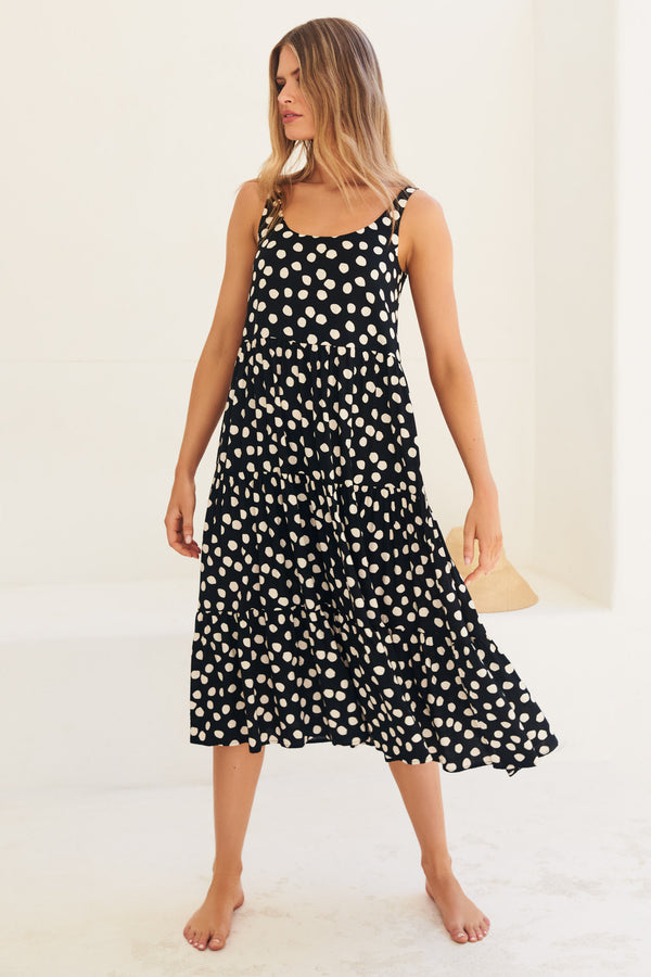 Winifred Midi Dress In Fizz