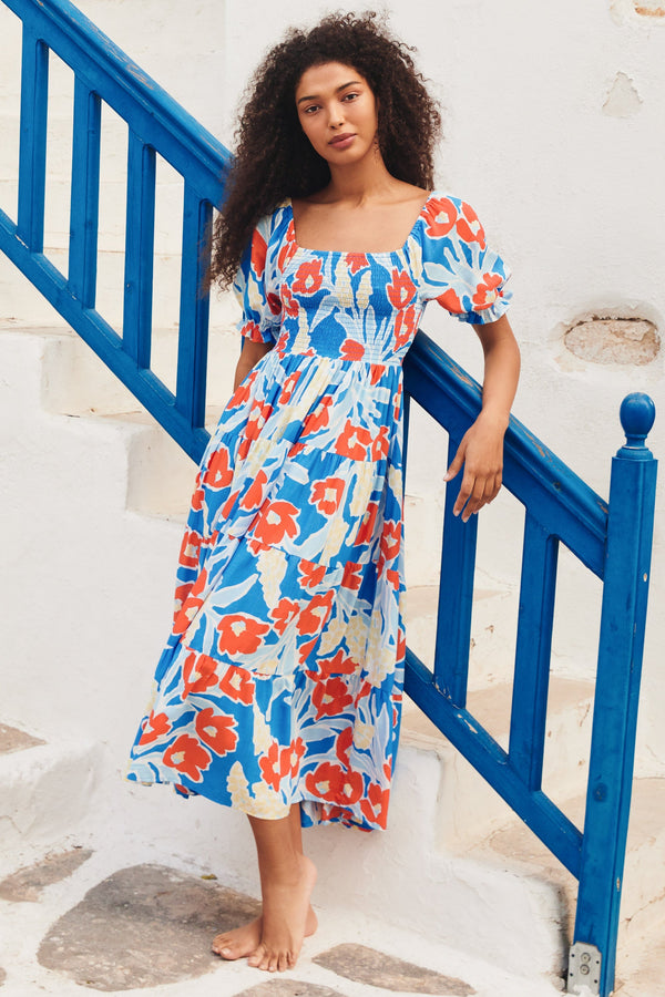 Fleur Dress In Milos