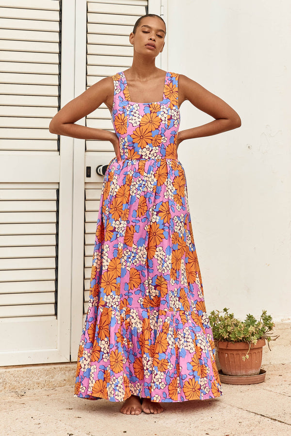 Adele Maxi Dress In Daiquiri