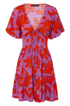 Autumn Indigo Mini Dress In Maple