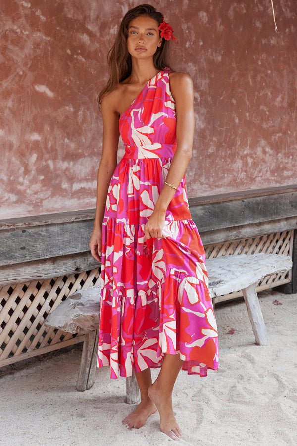 Buy F&F Pink Pretty Floral Midi Dress from Next Ireland