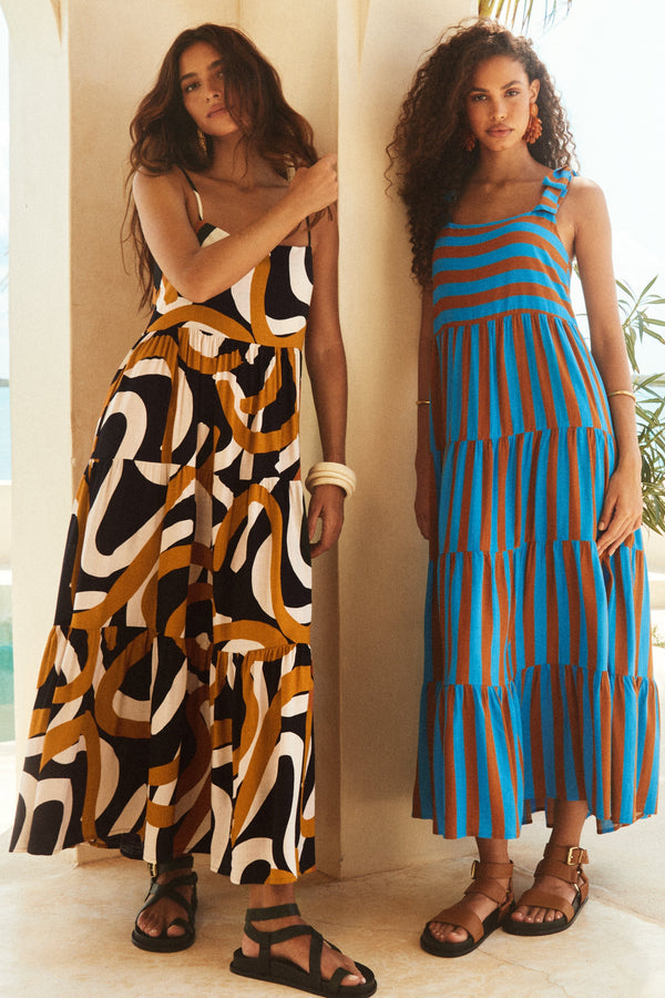 Nellie Maxi Dress In Manda Bay