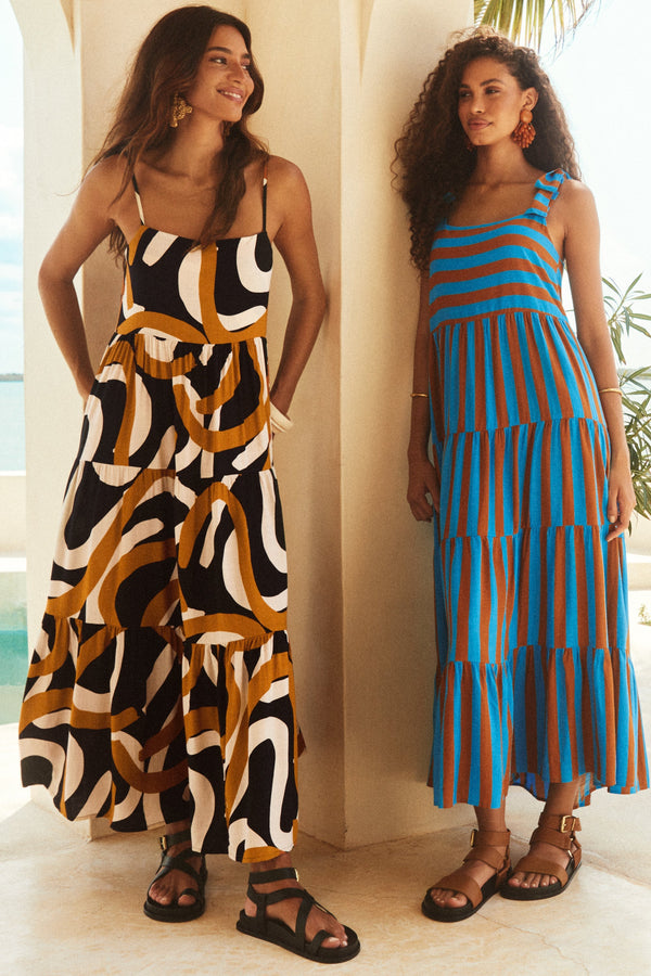 Nellie Maxi Dress In Manda Bay