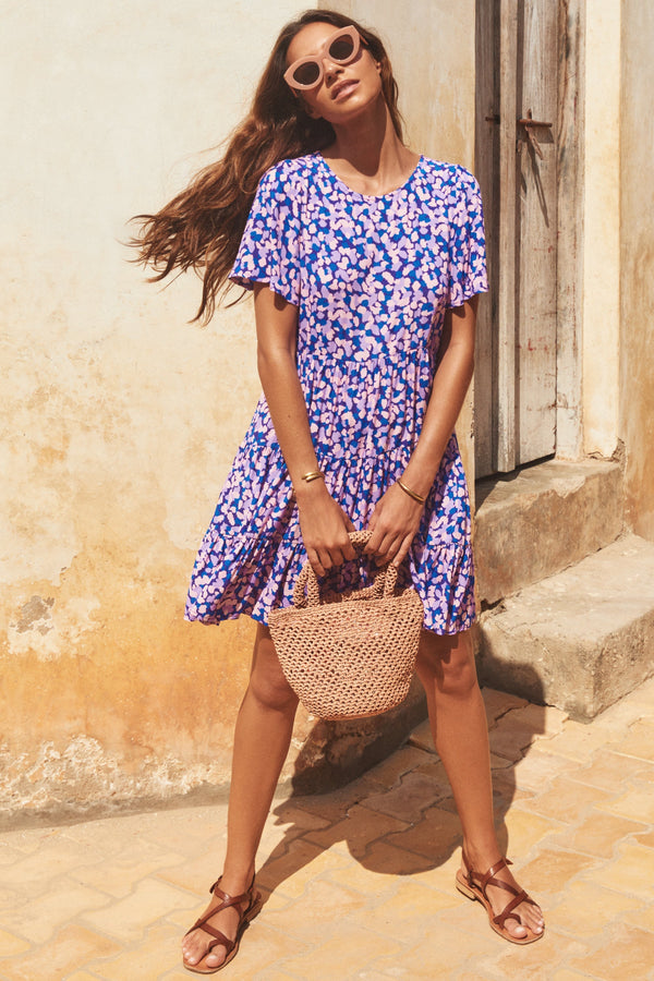 Marloes Mini Dress In Violeta - Pre Order