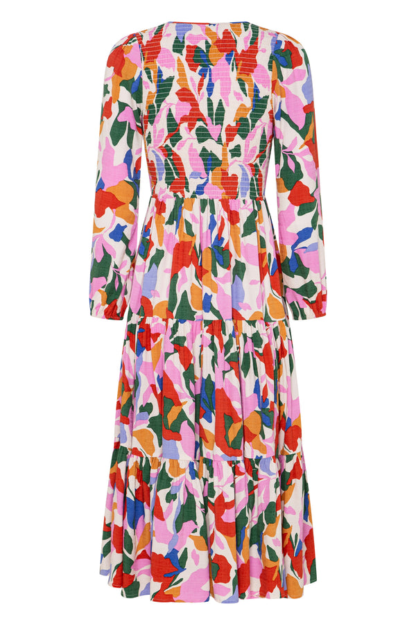 Cecile Midi Dress In Sakura
