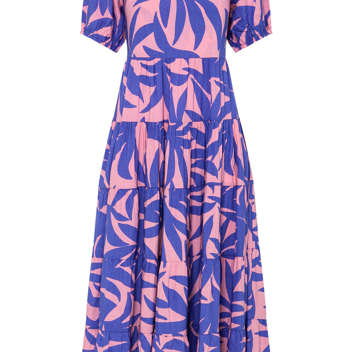 Kiki Dress In Blue Palms Mister Zimi