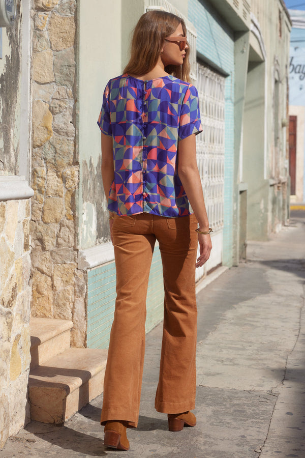 Kitty Top In Tamarind