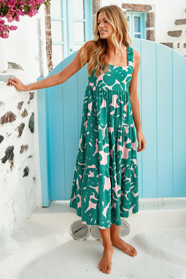 Layla Dress In Jungalow