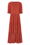 Luna Dress In Rust