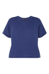 May Knit Top In Denim Blue