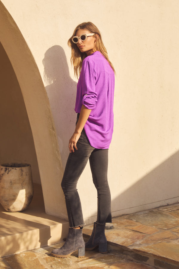 Phoebe Shirt In Grape