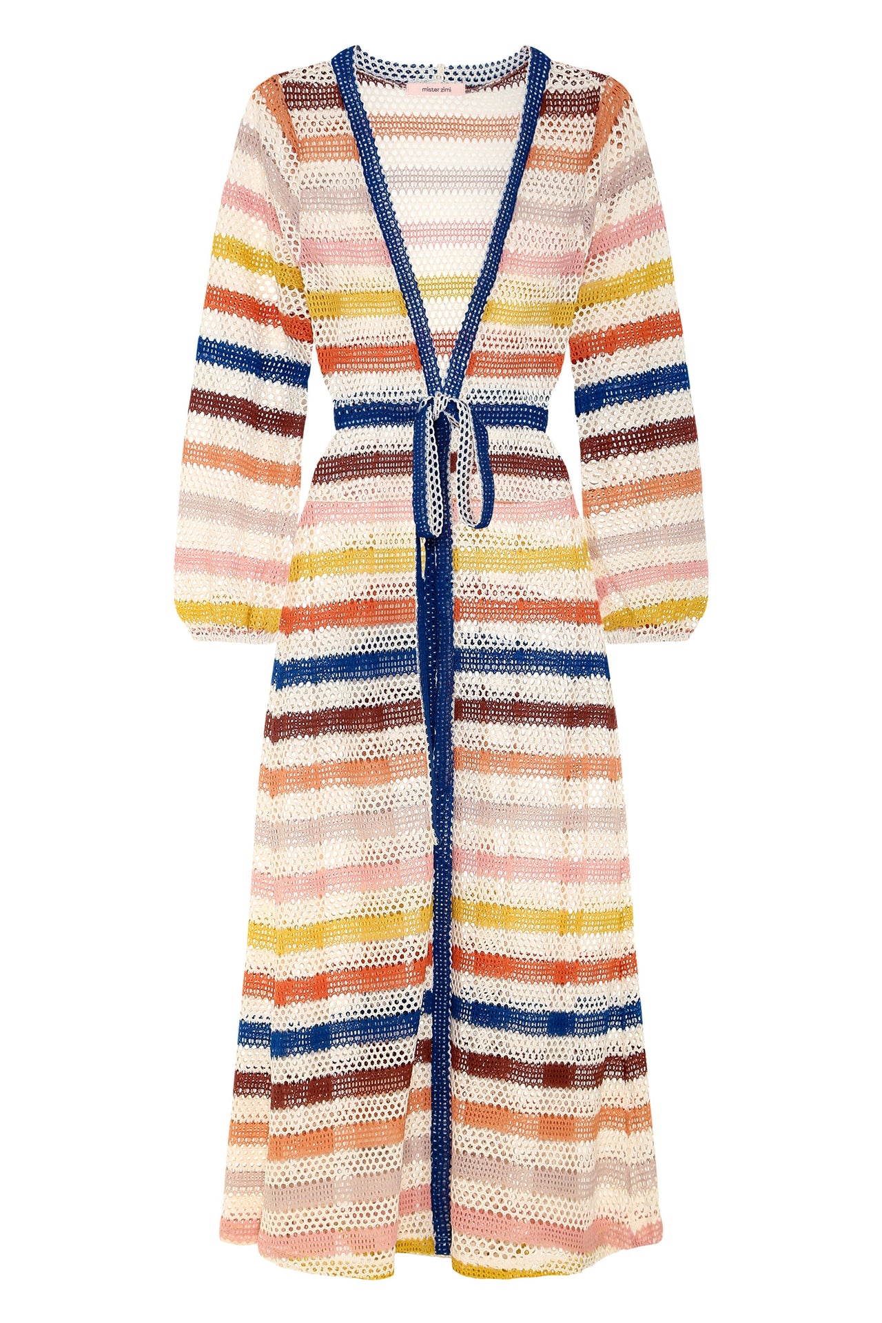 Poolside Robe In Beach Stripe – Mister Zimi