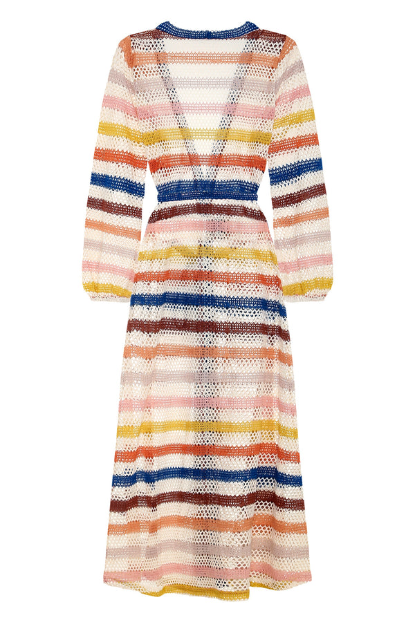 Poolside Robe In Beach Stripe