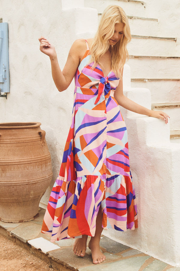 Summer Hazel Dress In Symi