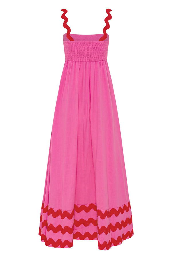 Vivi Dress In Pink Ric Rac  - Pre Order