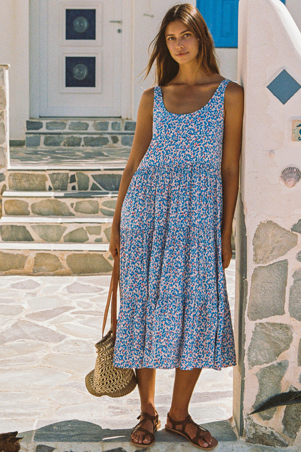 Winifred Midi Dress In Boracay