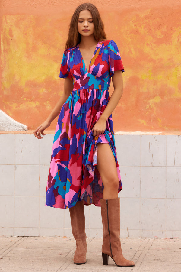 Zuri Dress In Magnolia