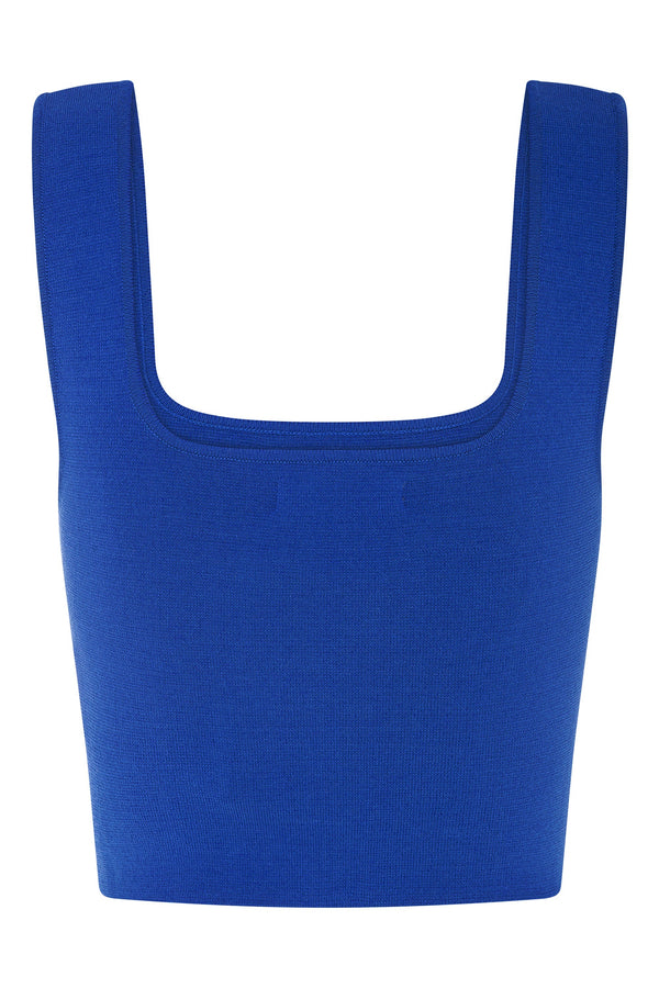 Hailey Knit Top In Cobalt Blue