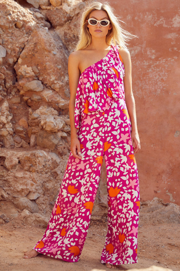 Jasmine Jumpsuit In Rosada