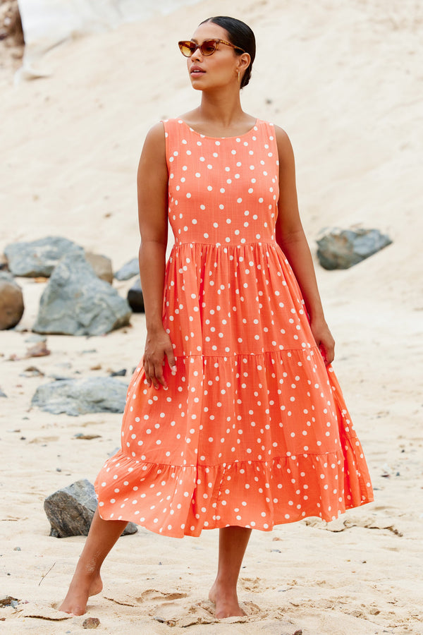 Olivia Midi Dress In Koh Phi Phi