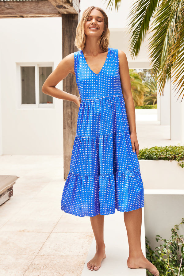 Juniper Midi Dress In Maldives