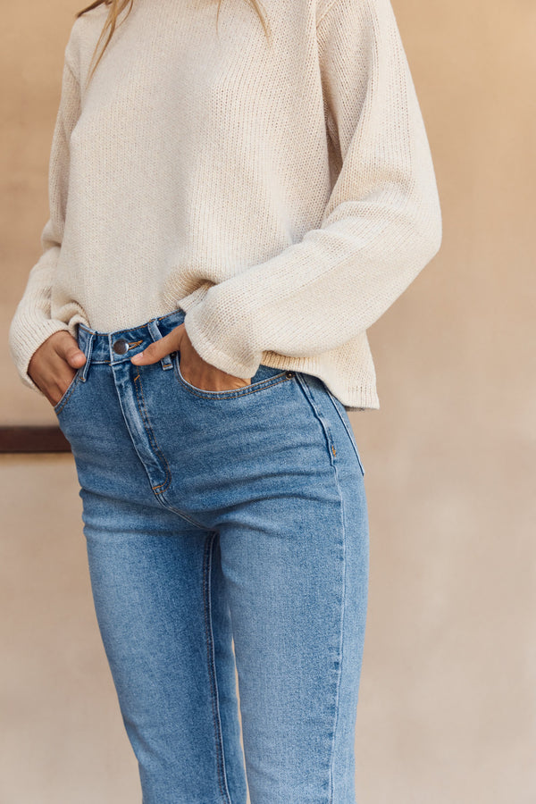 May Knit Jumper In Natural