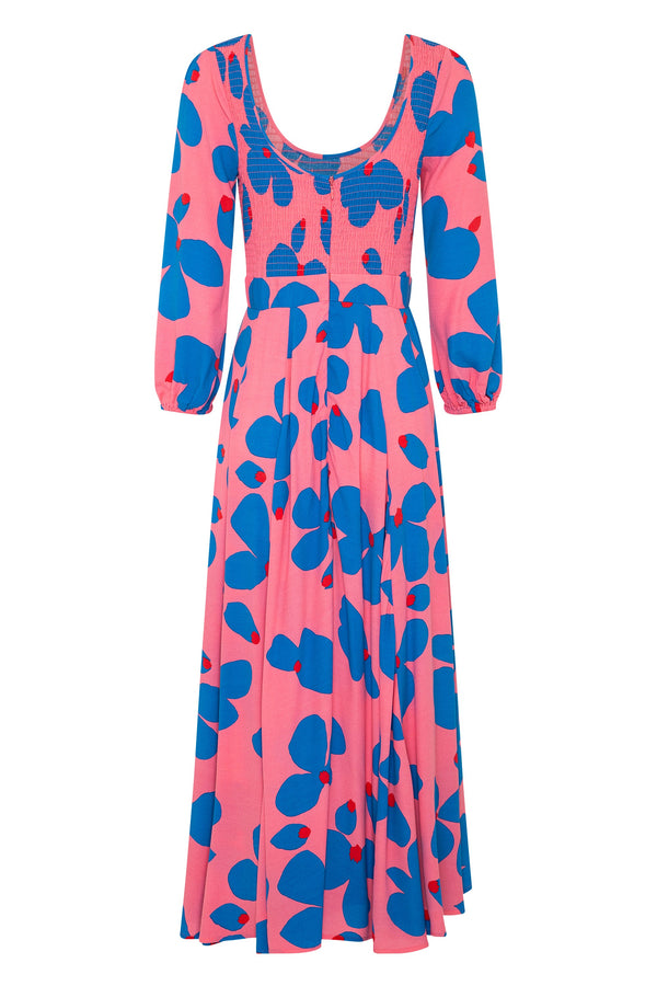 Carly Dress In Sapphire Rose